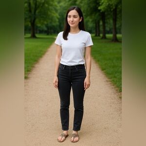 Nautica Black Skinny Jeans Size 0 Straight Leg